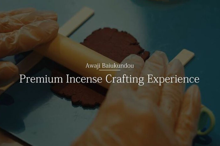 Premium Incense Crafting Experience（Hyogo Kobe Awaji island Ei）