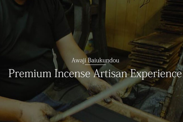 Premium Incense Artisan Experience.Hyogo kobe awaji island Ei