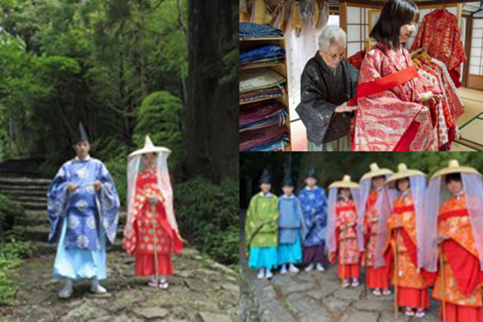 The experienceof Heian period costumes