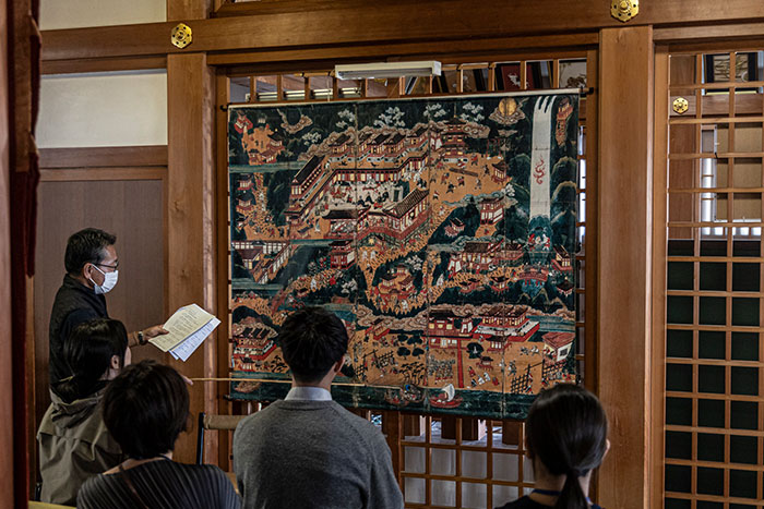 Special exhibition of the principal image of the World Heritage Site Fudarakuzanji Temple and explanation of Nachi Pilgrimage Mandala