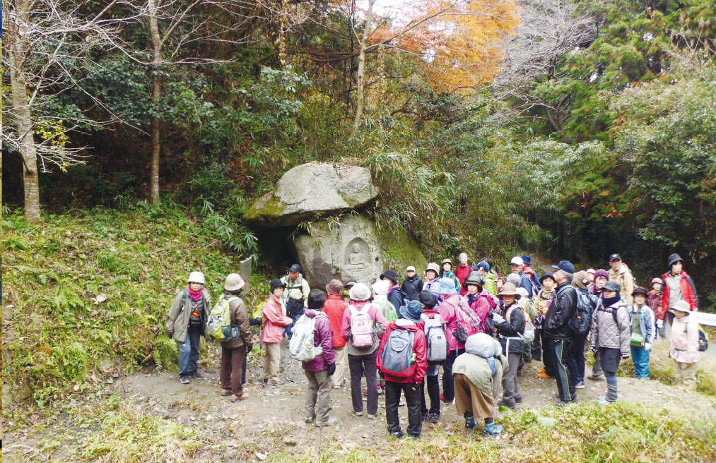 第12回　大和まほろばハイク　パートⅡ　晩秋の当尾石仏の道を歩く